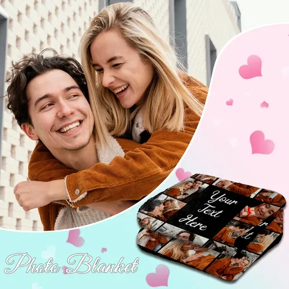 Photo Blanket - Custom Blanket with Personalized Photo