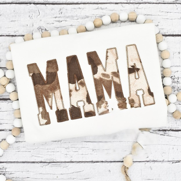 Mama Cow Print Sweatshirt - Available in Various Colors