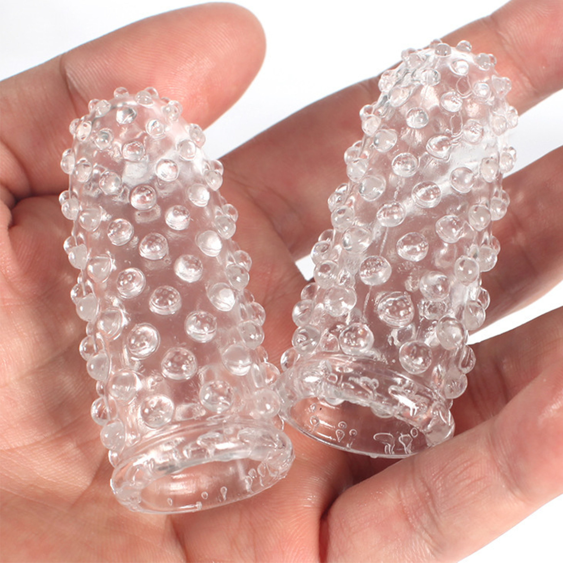 2Pcs Adult Finger Vibrator Accessories