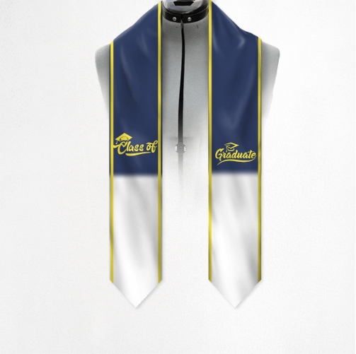 Custom Photo Class of 2024 Stoles Sash For Graduation Day