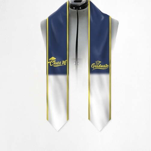 Custom Photo Class of 2024 Stoles Sash For Graduation Day