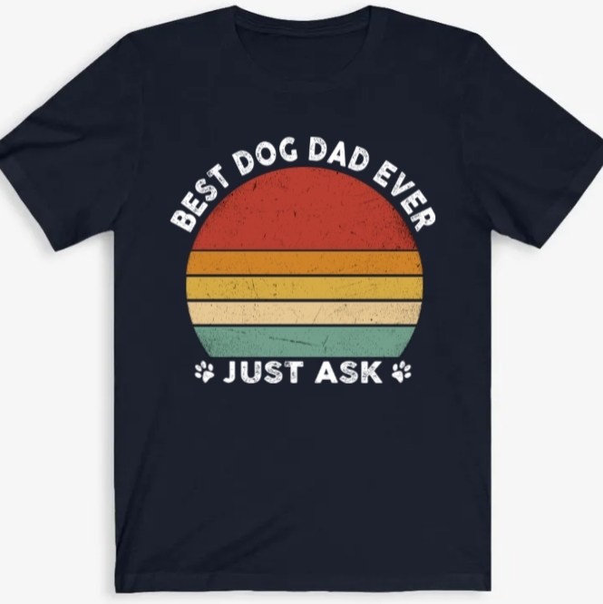 Best Dog Mom, Dog Dad Ever, Custom Photo Dark Color T Shirt, Personalized Gifts for Pet Lovers, Gift For Your Loved Ones