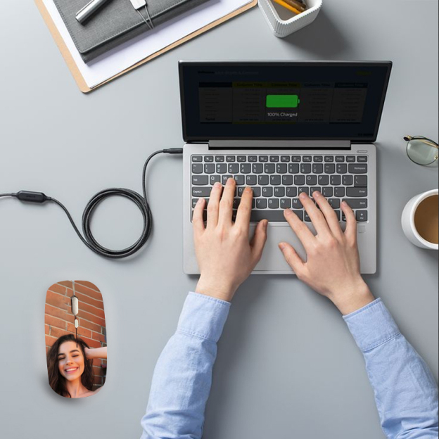 Design photos, images on the mouse