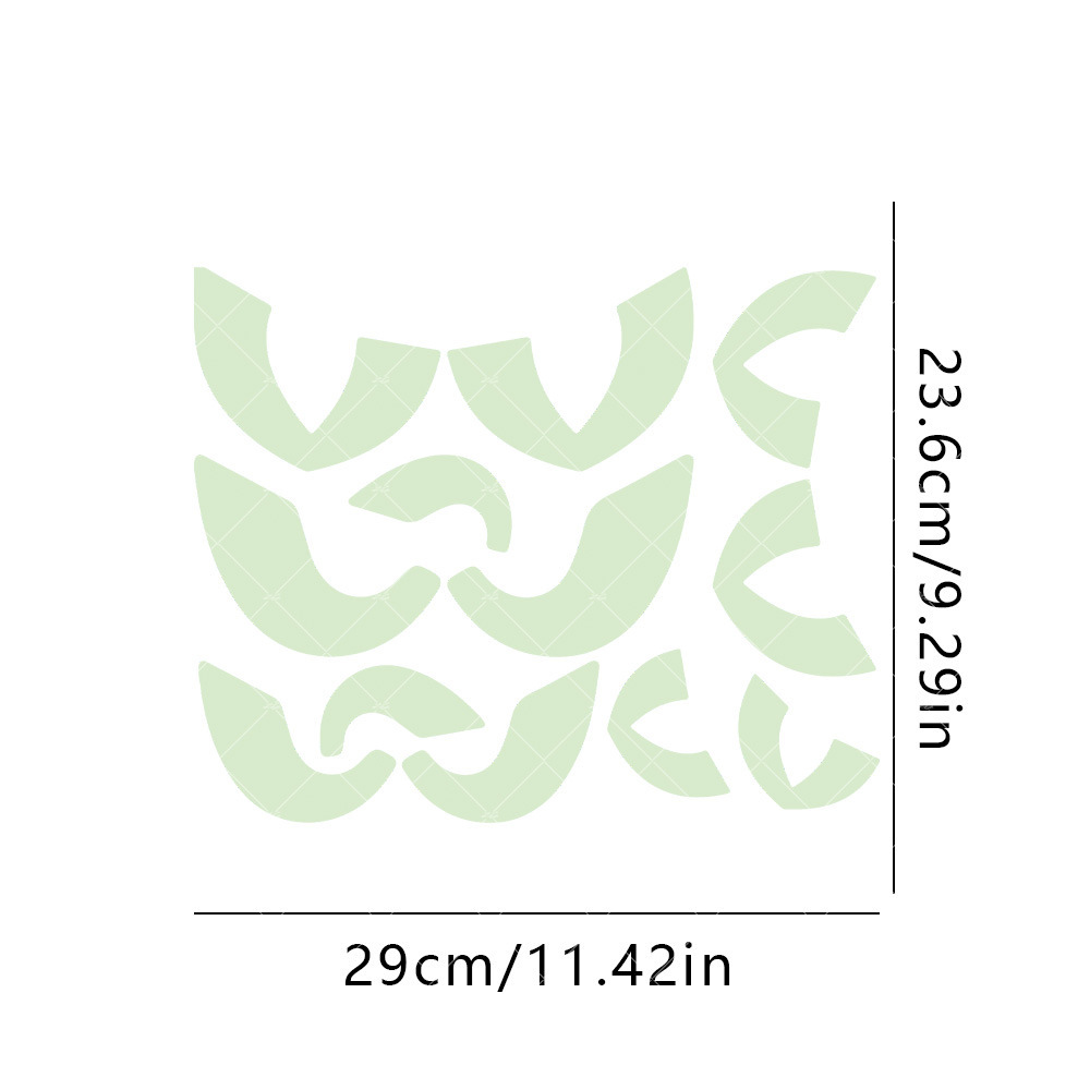 Halloween ghost face green eyes bat ghost luminous sticker