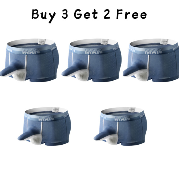 Men's breathable ice silk underwear