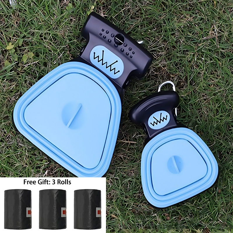 Portable pet poop collector