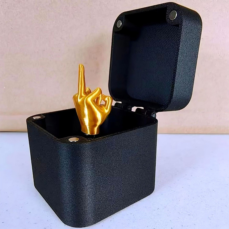 Creative spoof middle finger toy
