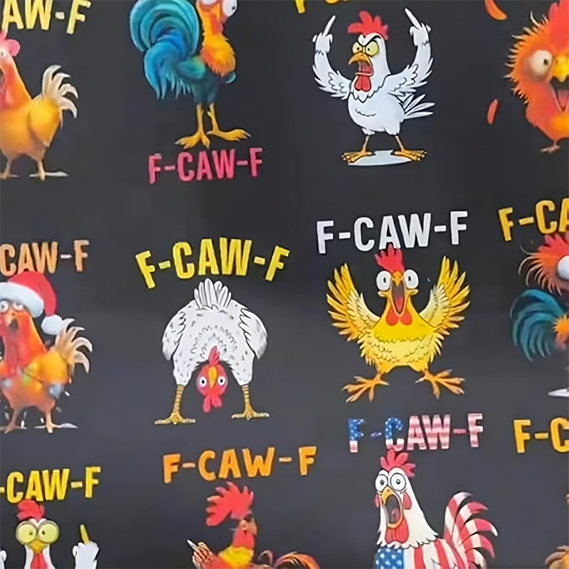 Funny Chick Christmas Wrapping Paper