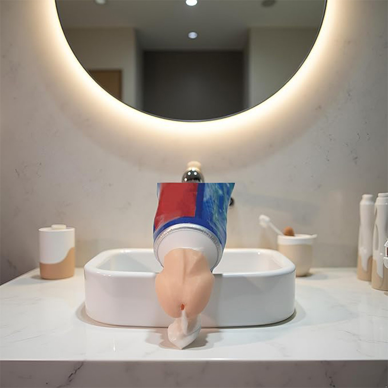 Fun toothpaste protective cap