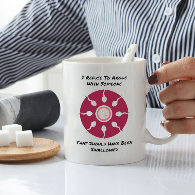 Interesting printed mug