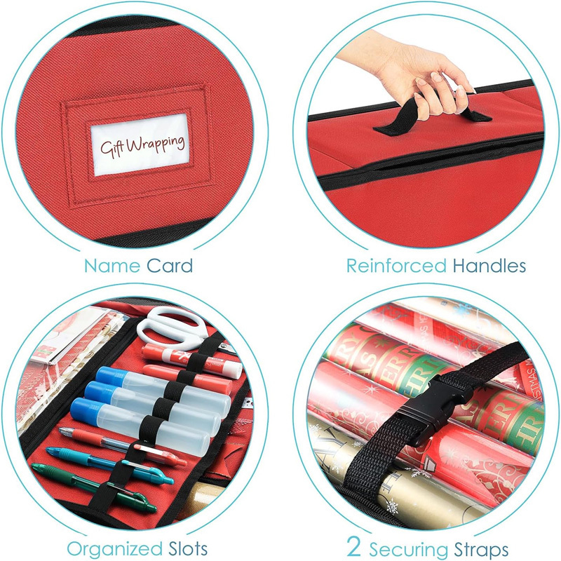 New Christmas wrapping paper storage box