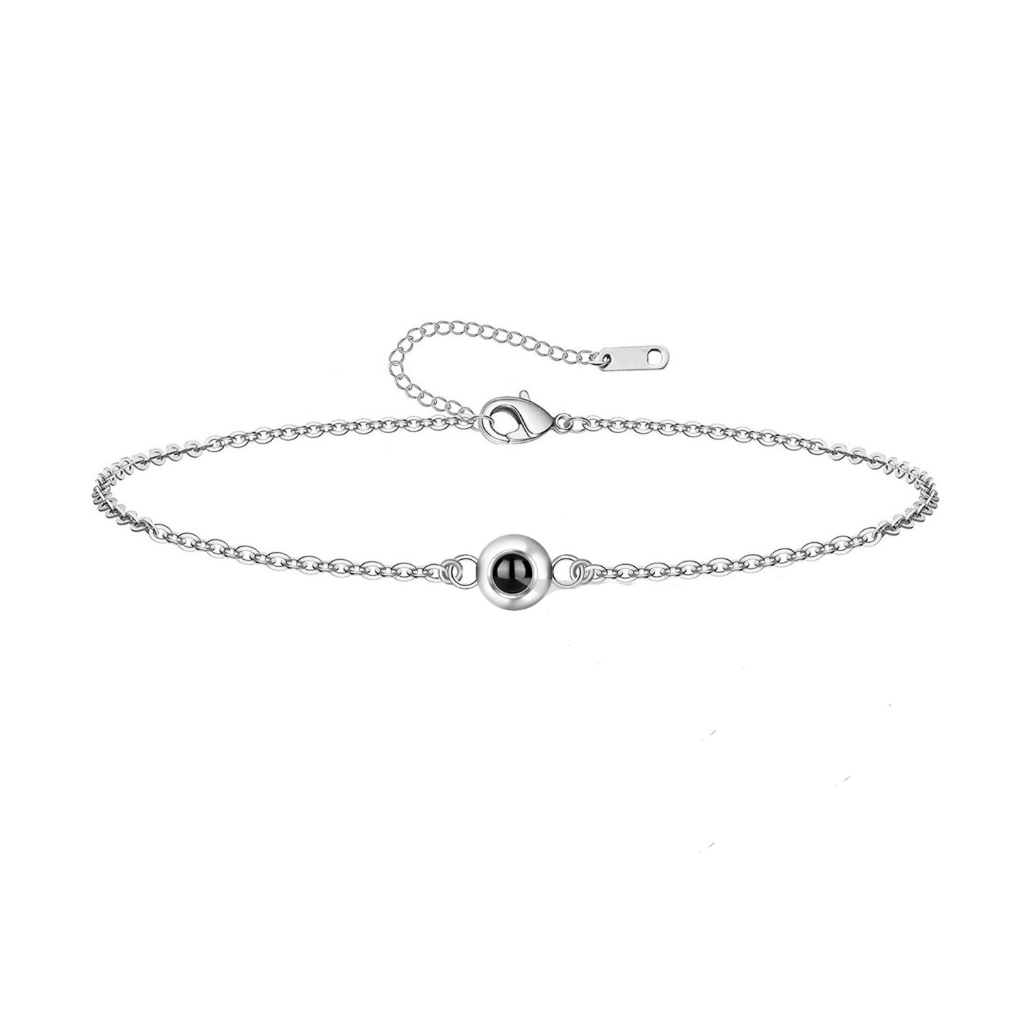 Personalized Round Projection Bracelet