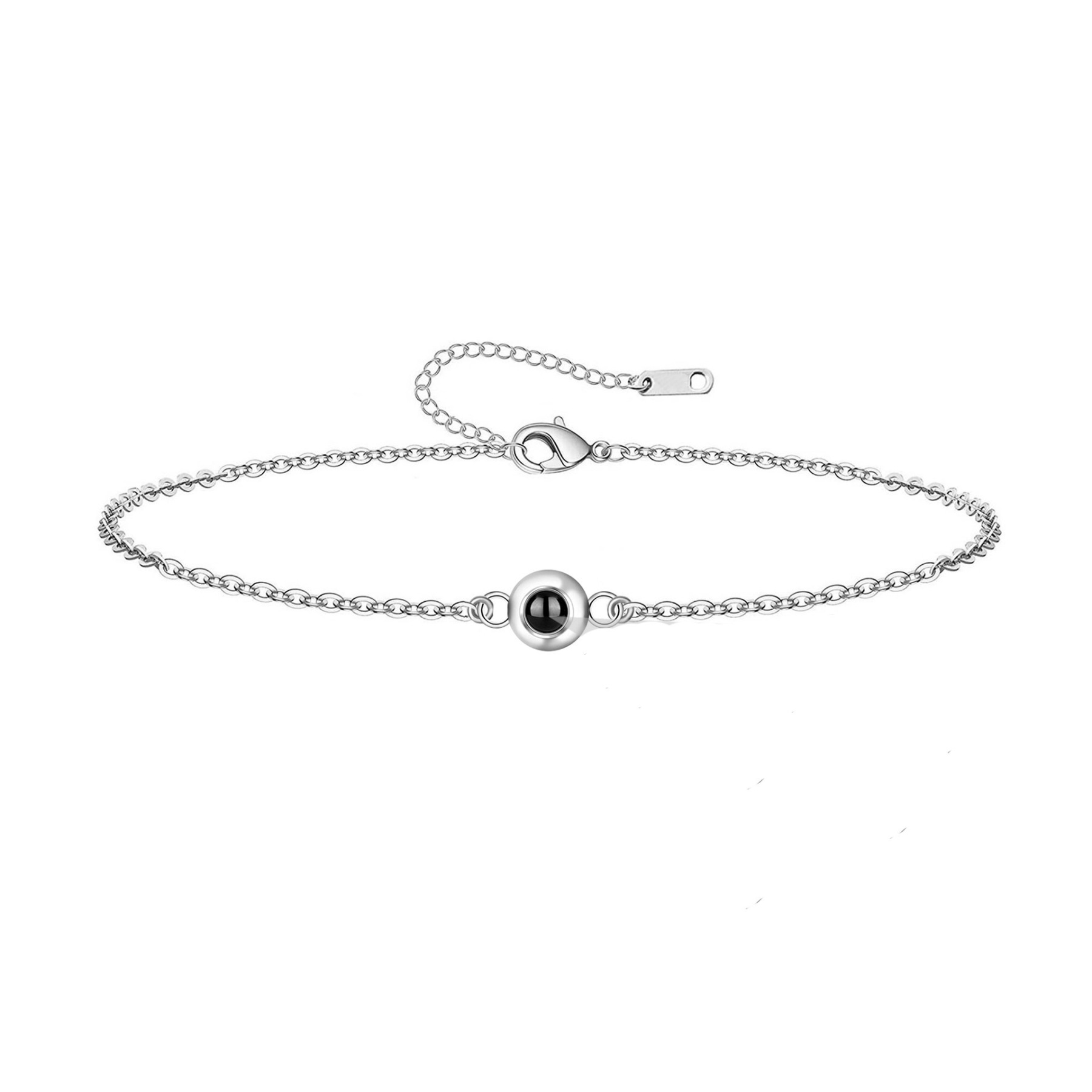 Personalized Round Projection Bracelet