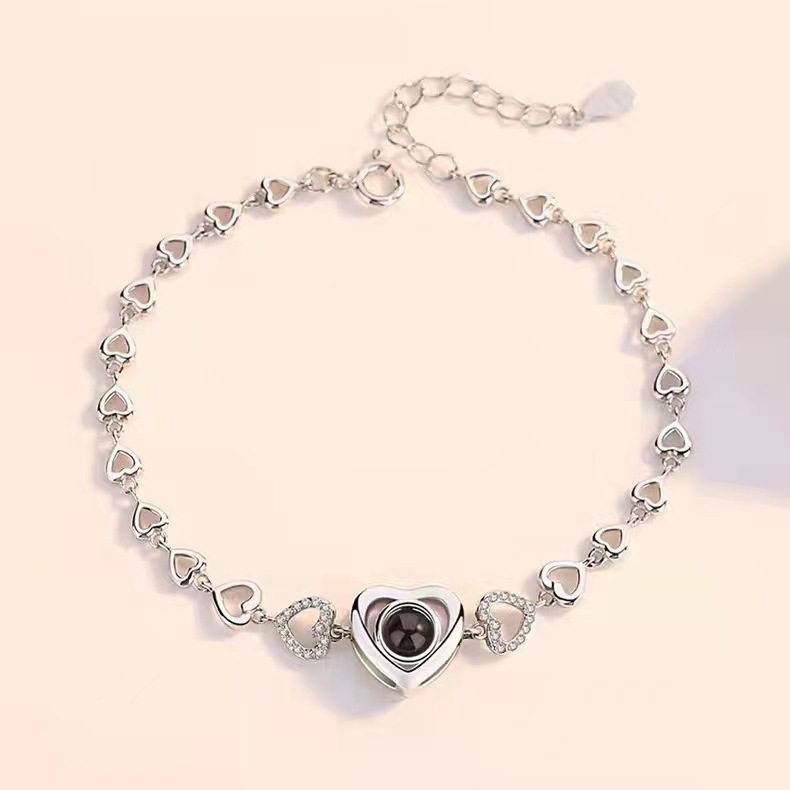 Personalized Love Projection Bracelet