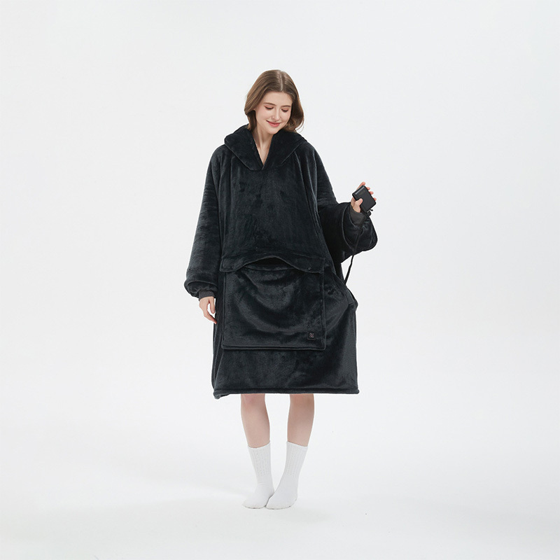 Double-layered thickened lazy-person pajamas