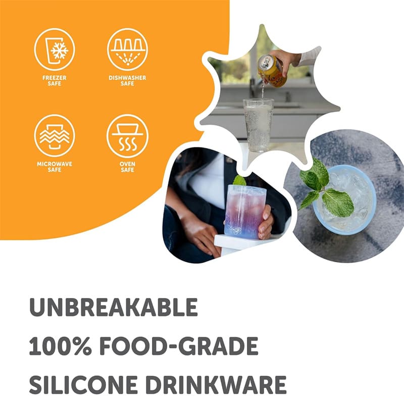 16oz Silicone Drinking Cup