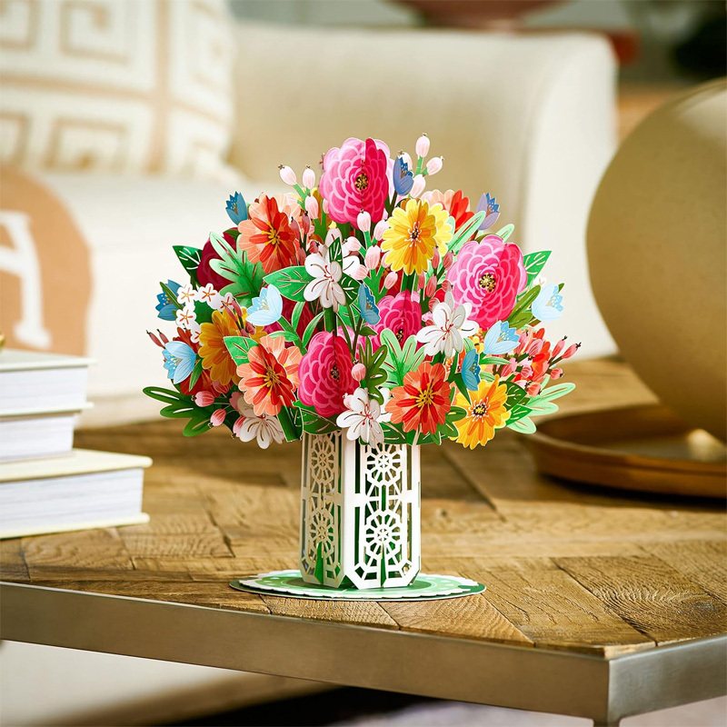 3D Bouquet Pop-up Greeting Card