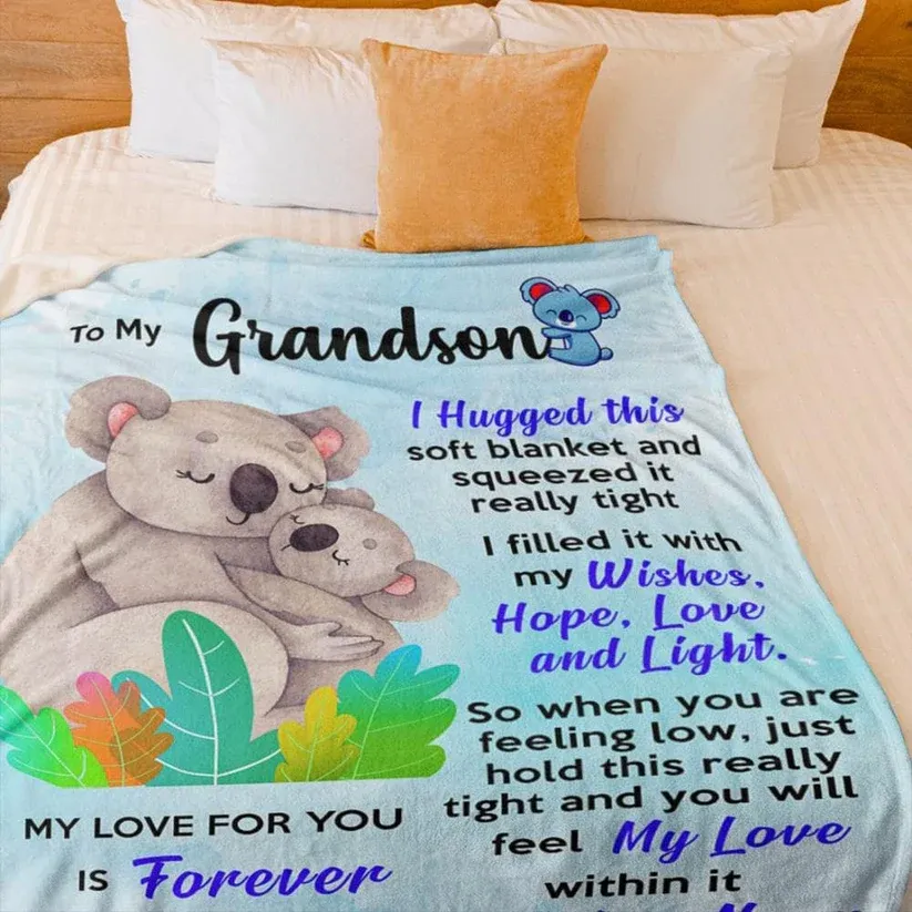 Grandson Blanket - Koala Hug
