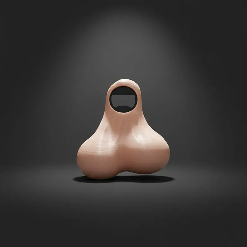 Fun bottle opener keychain