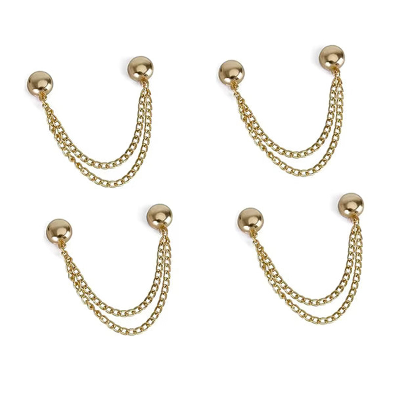 Adjustable chain magnetic trouser leg clip