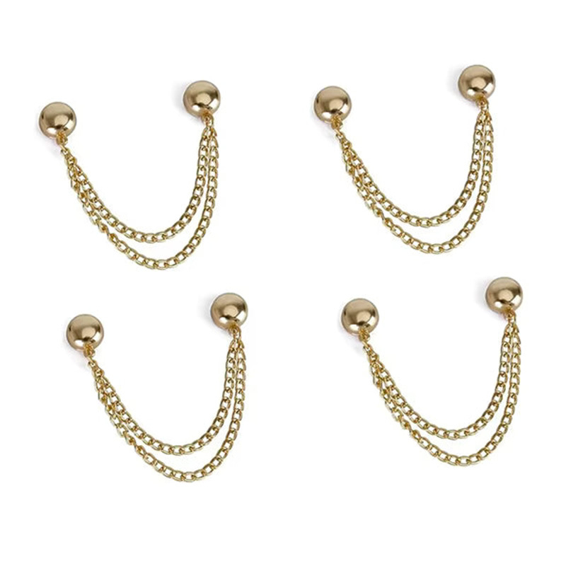 Adjustable chain magnetic trouser leg clip