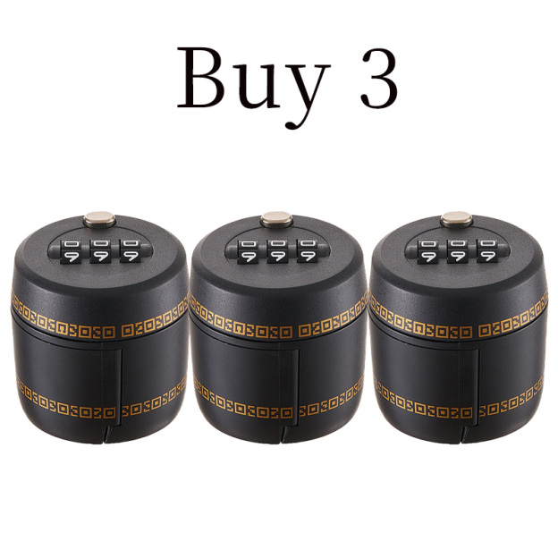 Wine bottle cap combination lock