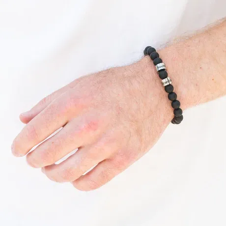 Custom Beaded Bracelet for Men