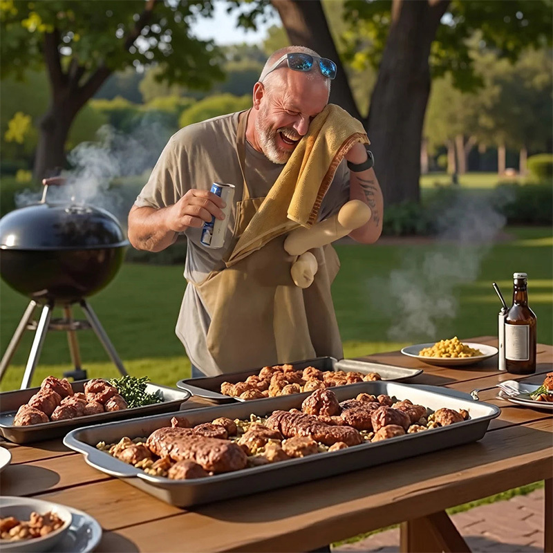 Outdoor prank multi-functional apron