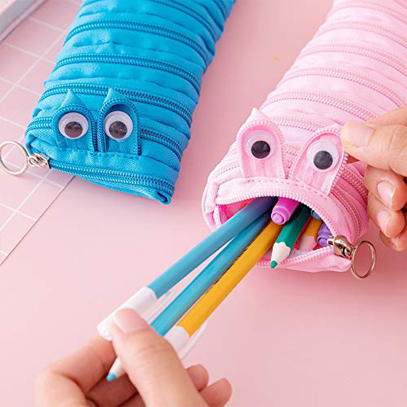 Creative Caterpillar Zipper Pencil Case
