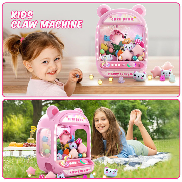 Children Claw Machine with Capsule Toys