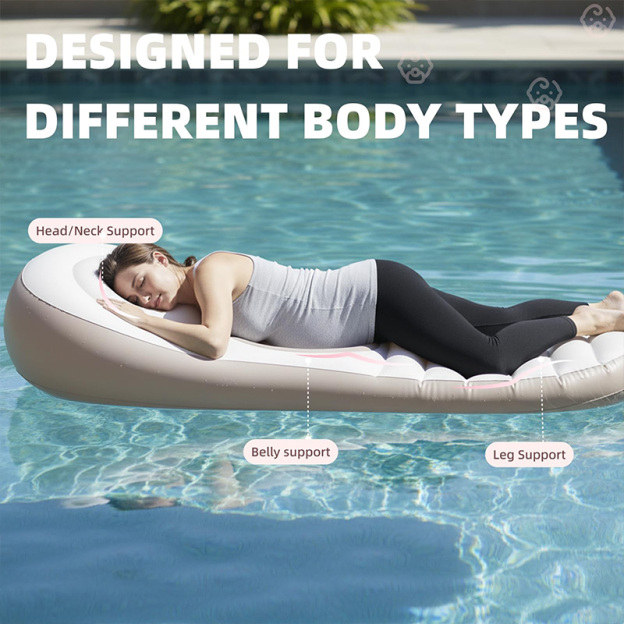 Inflatable maternity mattress/bed mat