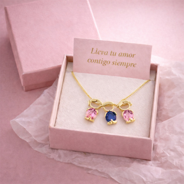 Parent-child pendant necklace