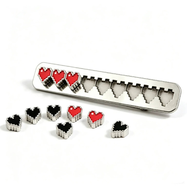 Creative Blood Bar Brooch Decoration