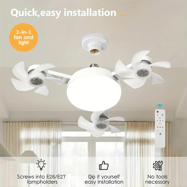 Household ceiling fan light