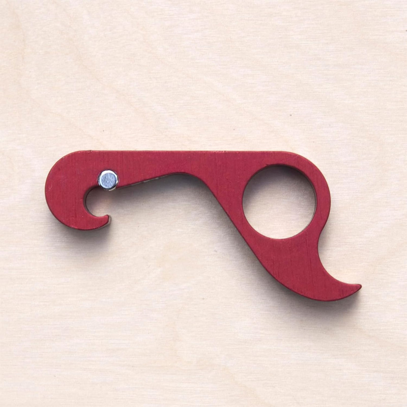 H-type single-hand bottle opener