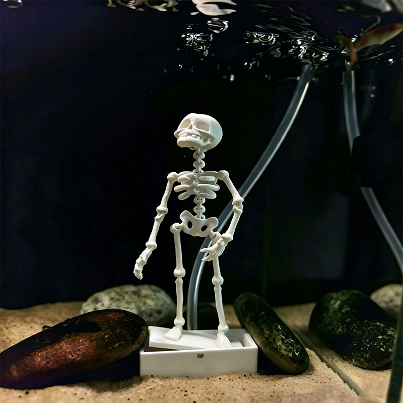 Dancing Skeleton Aquarium Bubbler