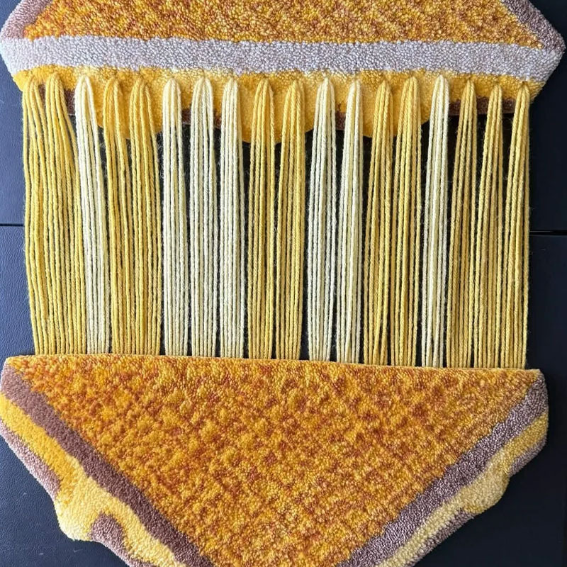 Cheesy Sandwich Art Tapestry