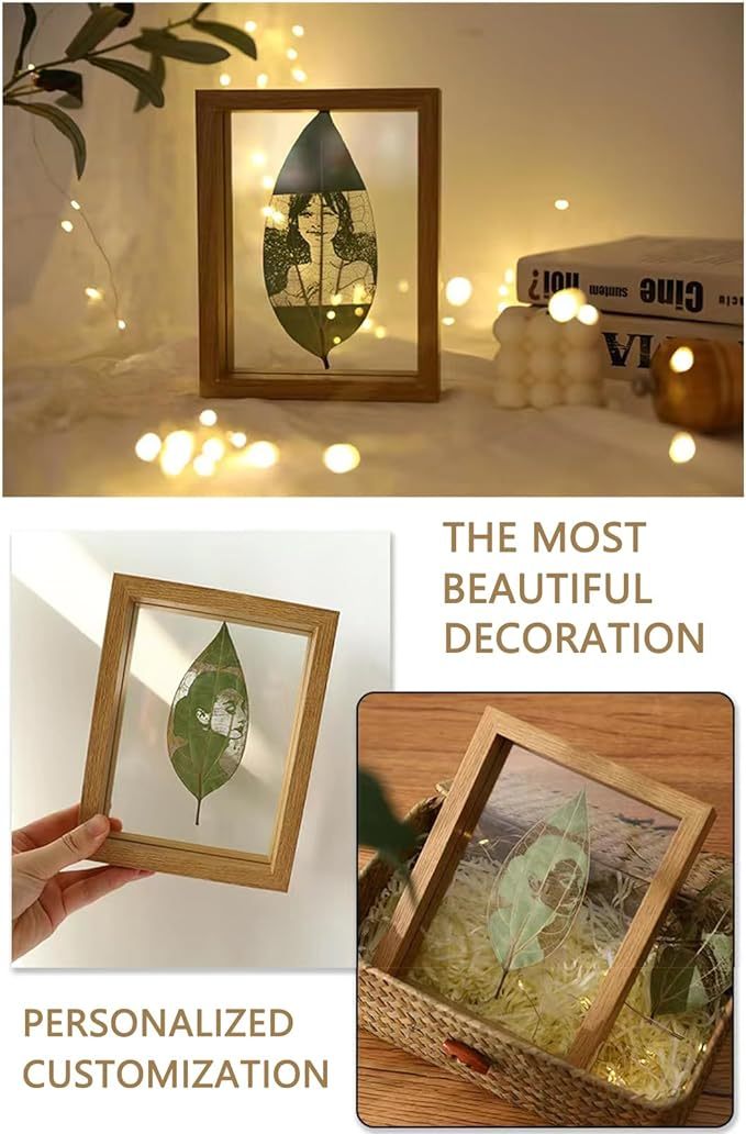 Personalized and Peace leaf engraving