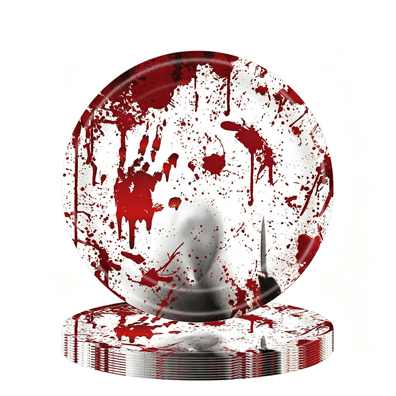 Bloody Handprint Halloween Party Set