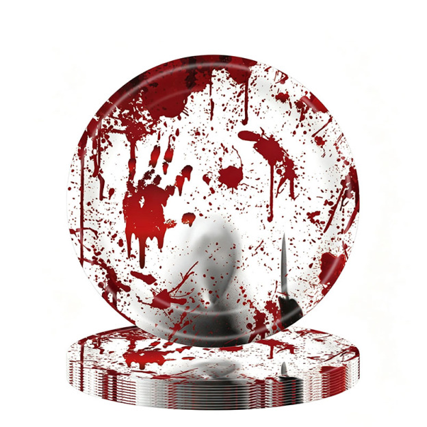 Bloody Handprint Halloween Party Set