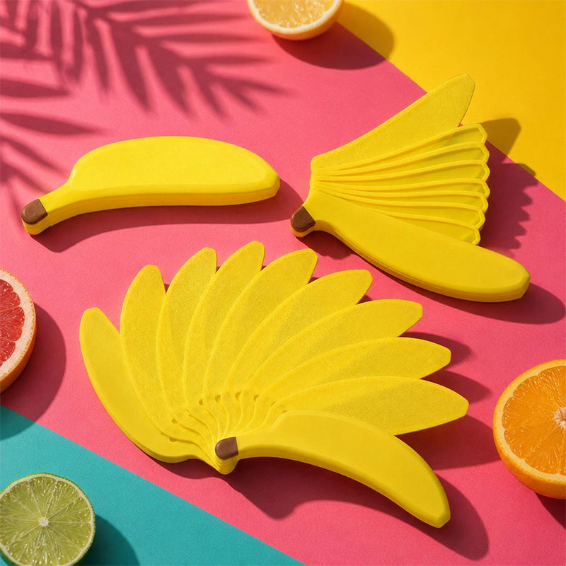 Fun banana hand fan