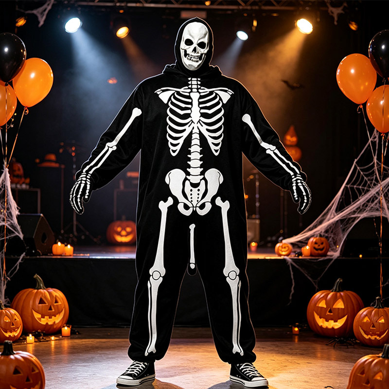 Fun adult skeleton bodysuit