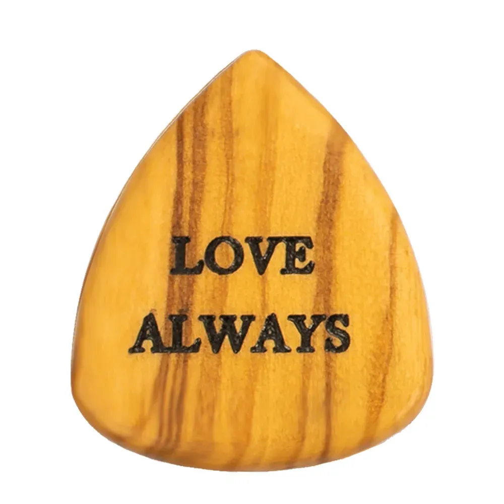Personalized guitar pick with storage box