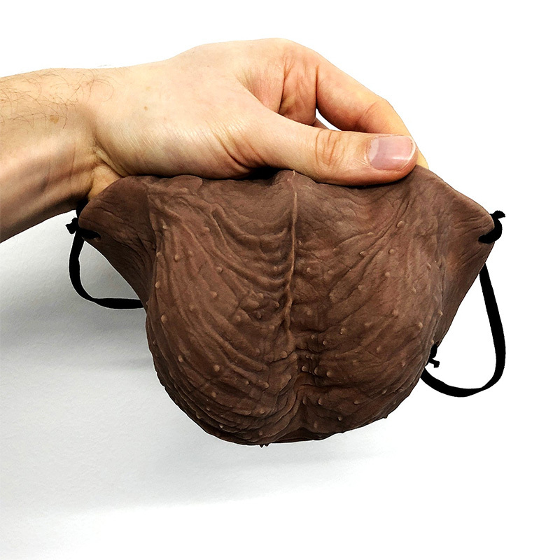 Funny realistic pattern face mask