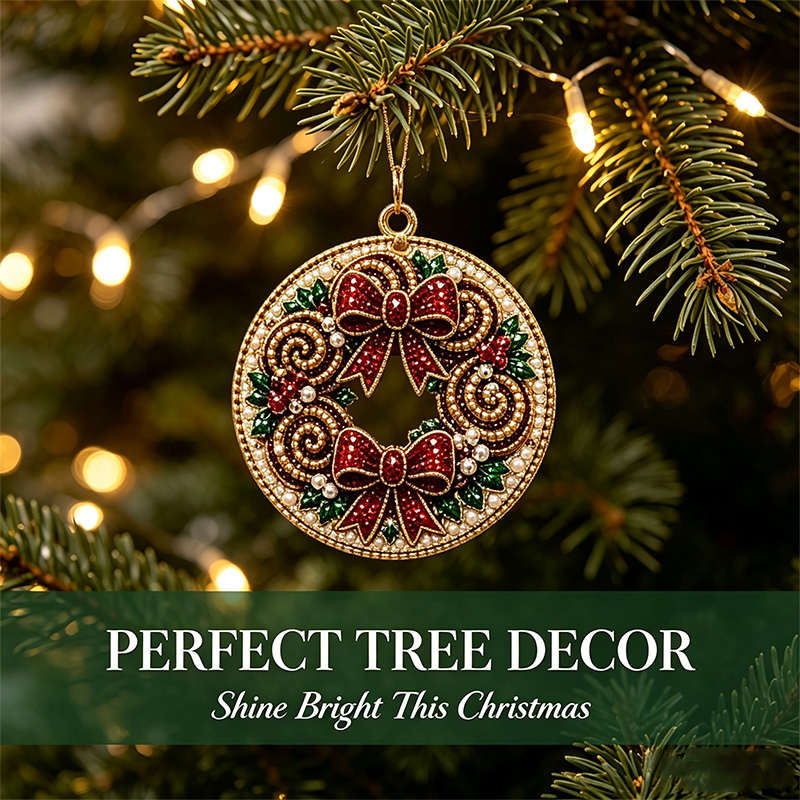 Christmas Diamond Painting Ornament Set