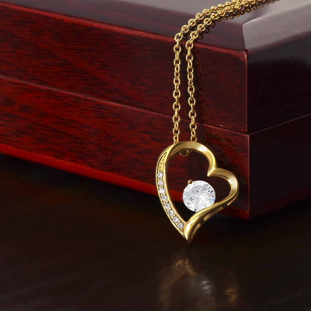 Always My Little Girl" Forever Love Necklace in Luxury LED Box