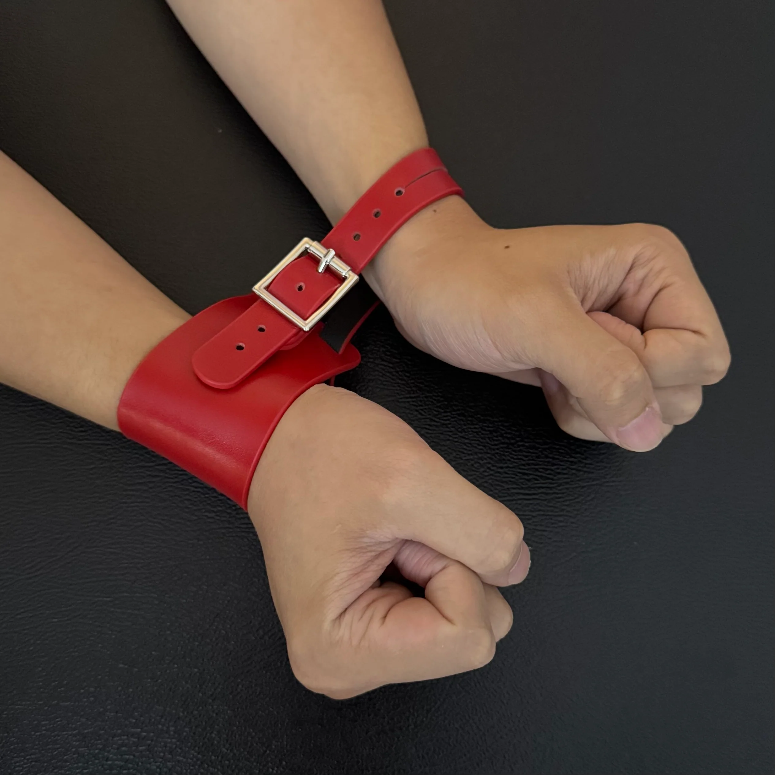 Adult Leather Cuffs Set