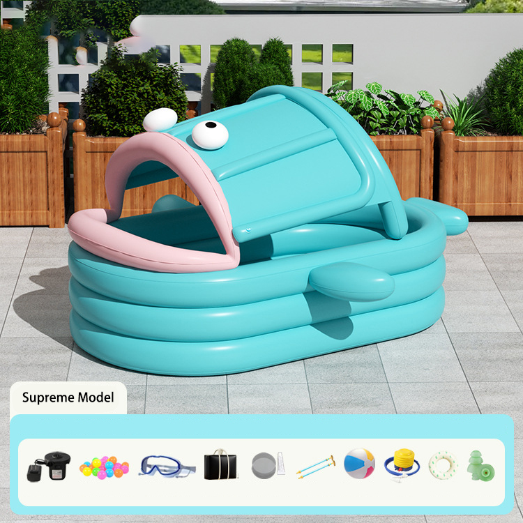 Clown Fish Inflatable Swimming Pool for Kids Home