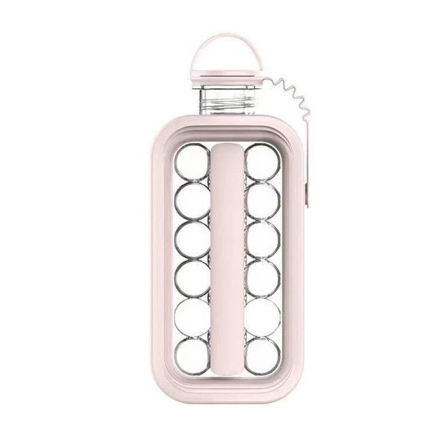 Portable Transparent Water Bottle Ice Grid Membrane Set