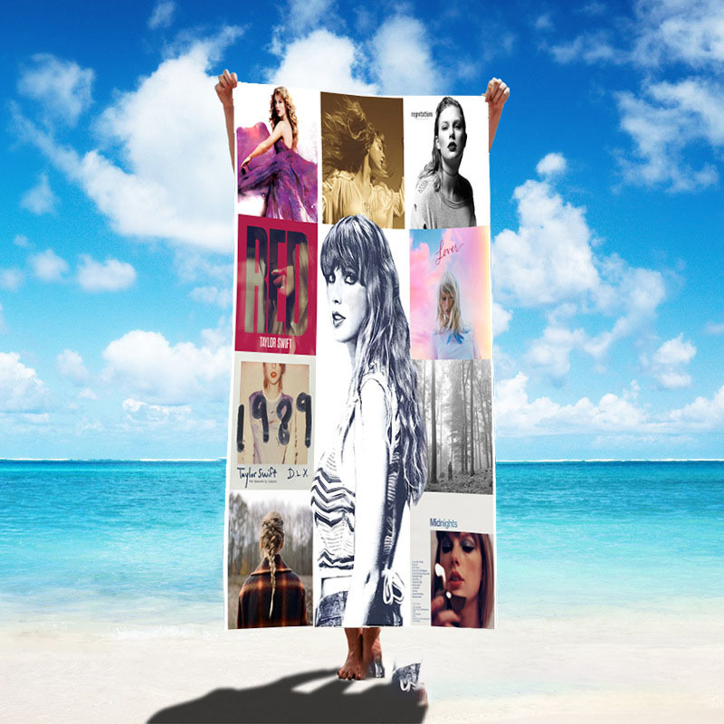 Singer poster bath towel